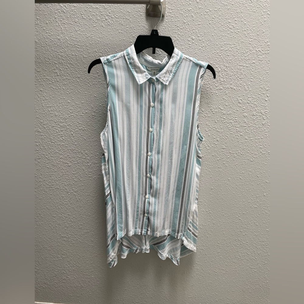 ❤️‍🔥3/$27❤️‍🔥Women’s Max Studio Sleeveless Hi-Lo Hem Top - Size XL - EUC